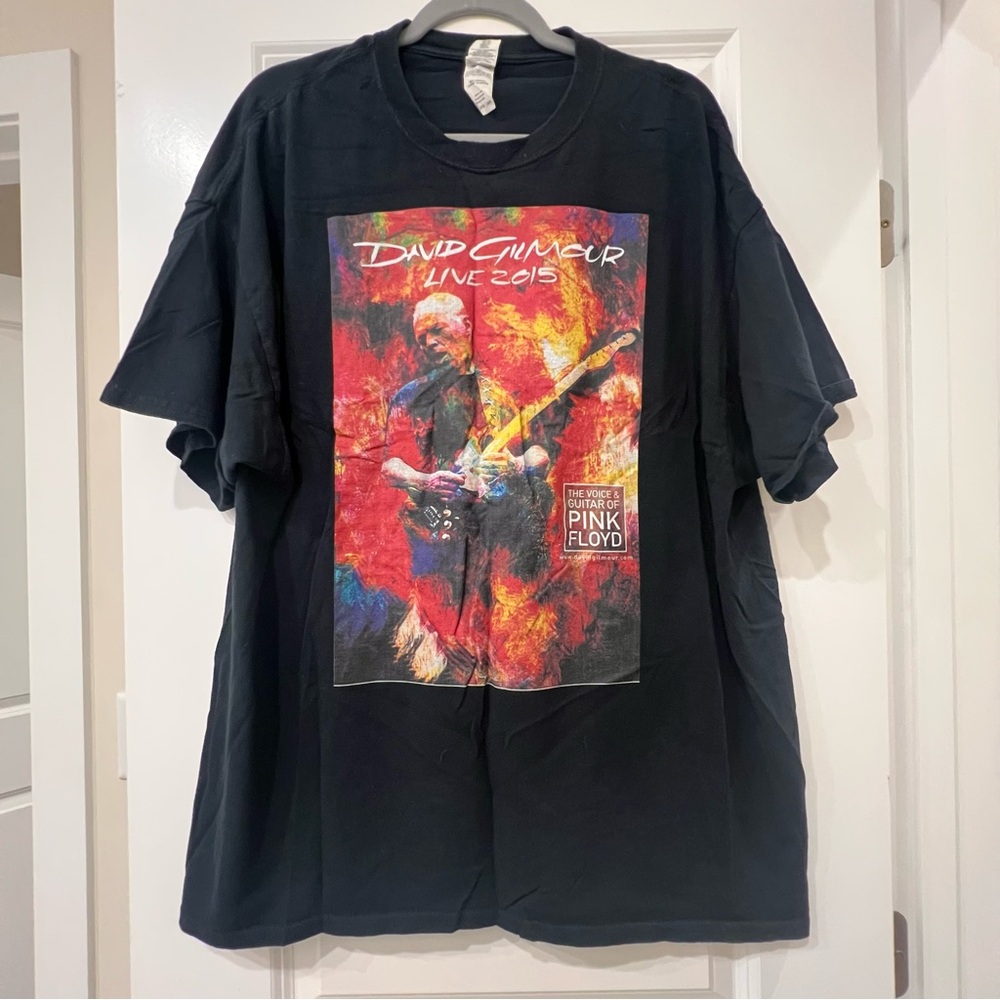 David Gilmour Live 2015 Black T-Shirt